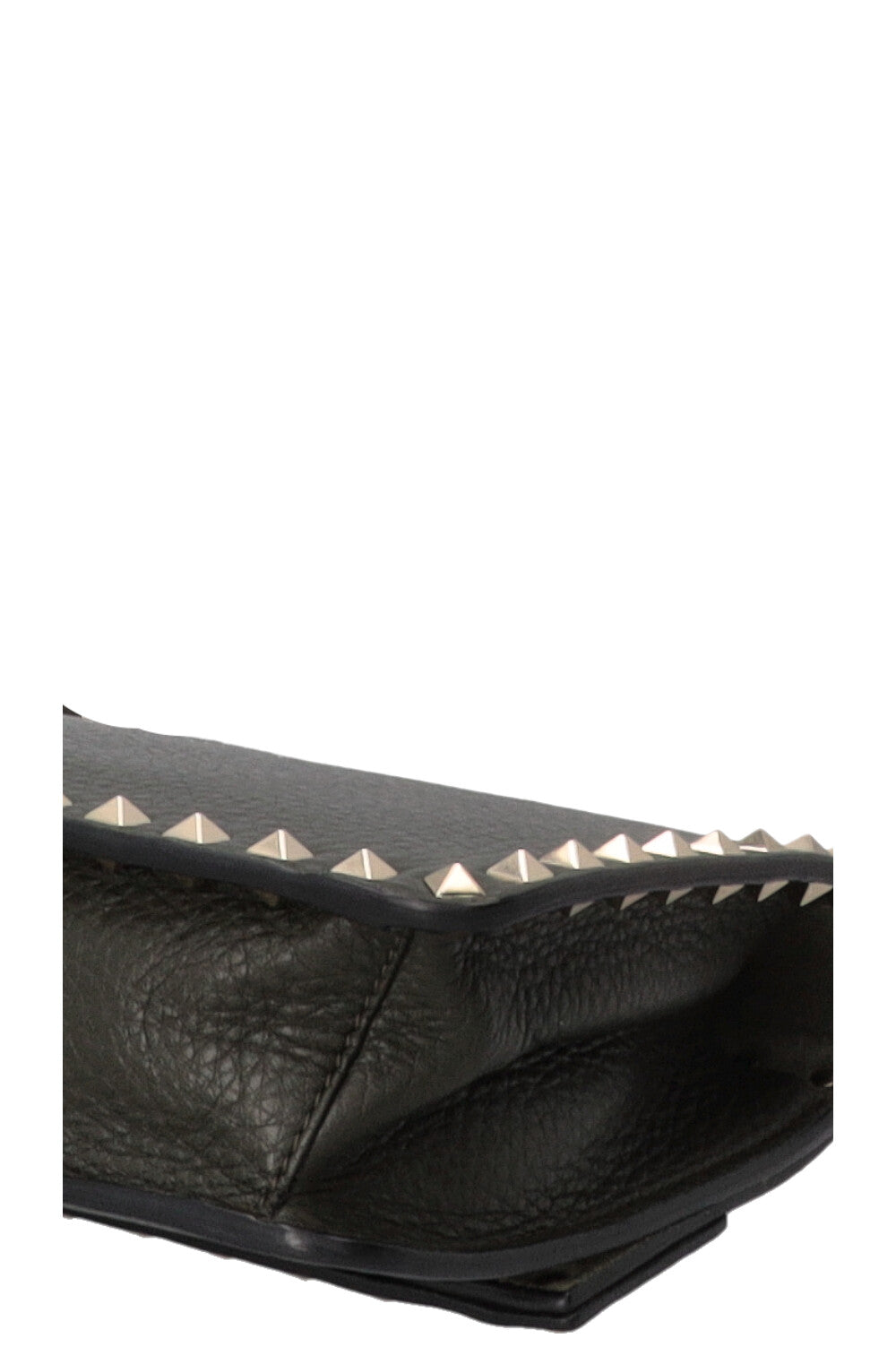 VALENTINO Rockstud Crossbody Flap Bag Green