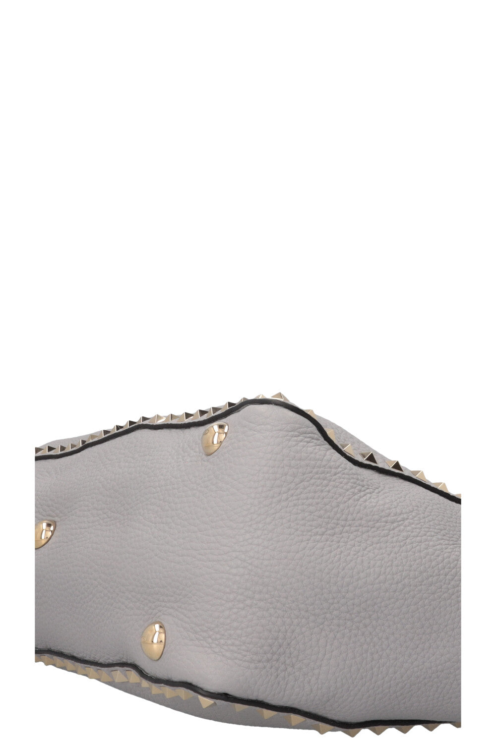 VALENTINO Rockstud Shopping Tote Leather Grey