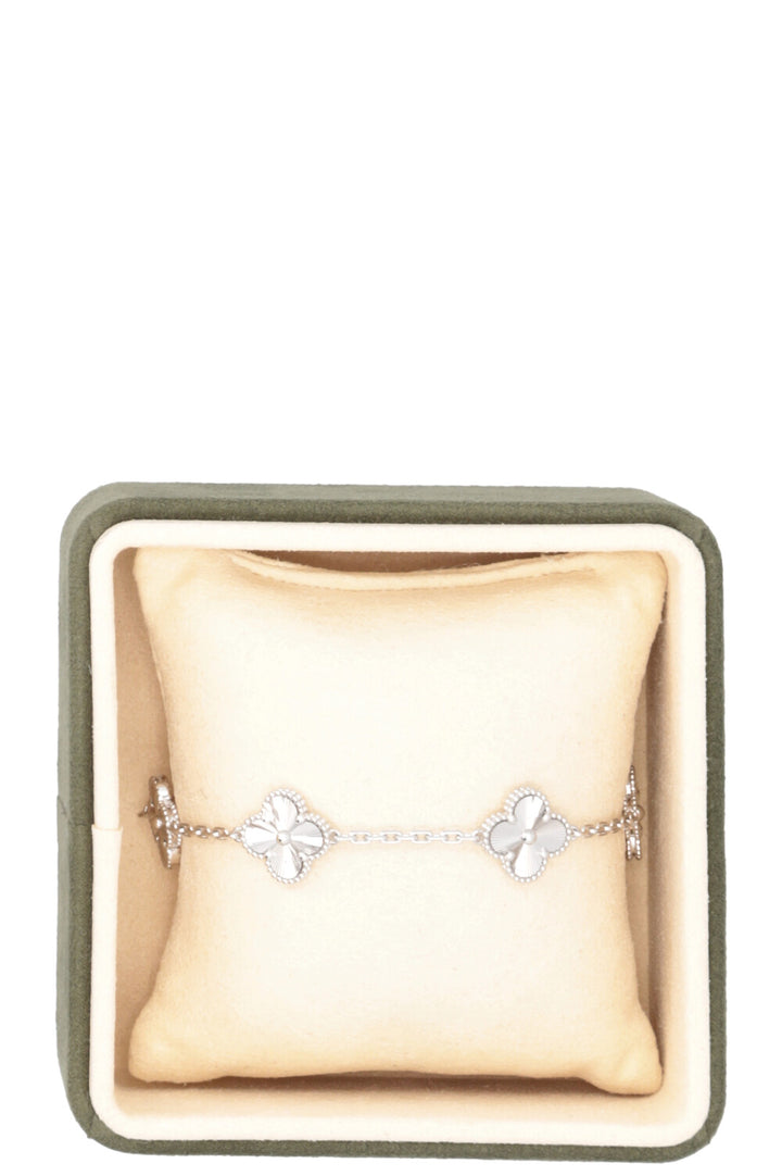 VAN CLEEF&ARPELS Vintage Alhambra 5 Motifs White Gold