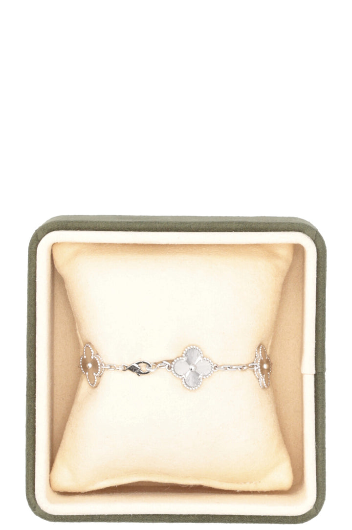 VAN CLEEF&ARPELS Vintage Alhambra 5 Motifs White Gold