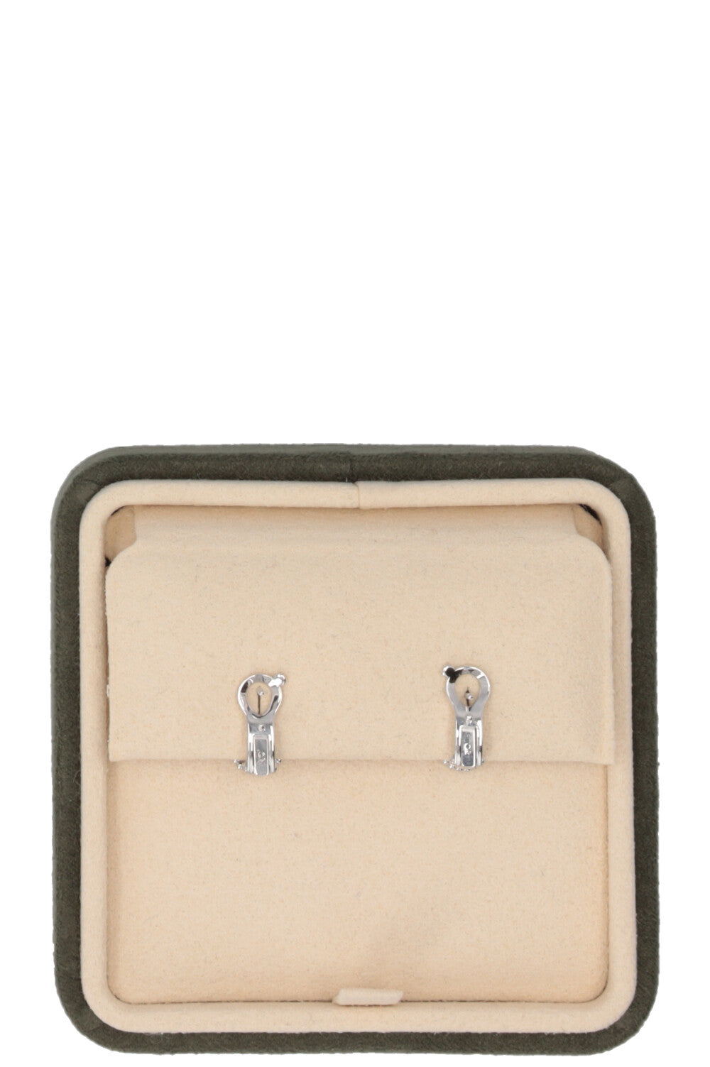 VAN CLEEF&ARPELS Vintage Alhambra Earrings White Gold Diamond