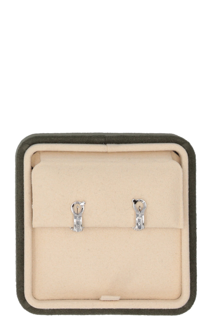 VAN CLEEF&ARPELS Vintage Alhambra Earrings White Gold Diamond