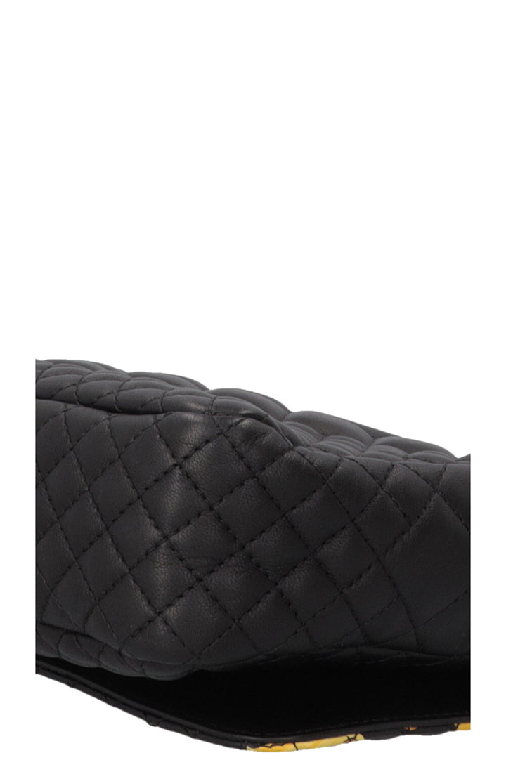 VERSACE Quilted Barocco Icon Bag Nappa Black