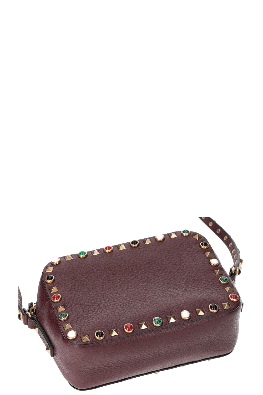 VALENTINO Rockstud Camera Bag Bordeaux