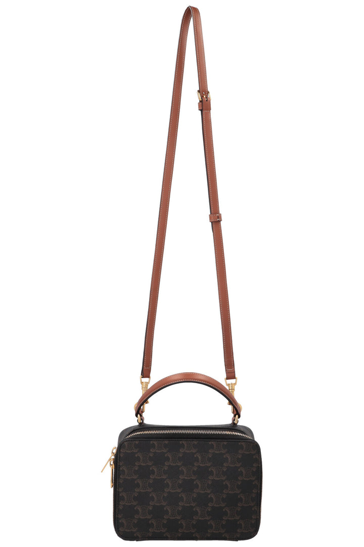 CELINE Triomphe Vanity Case Brown