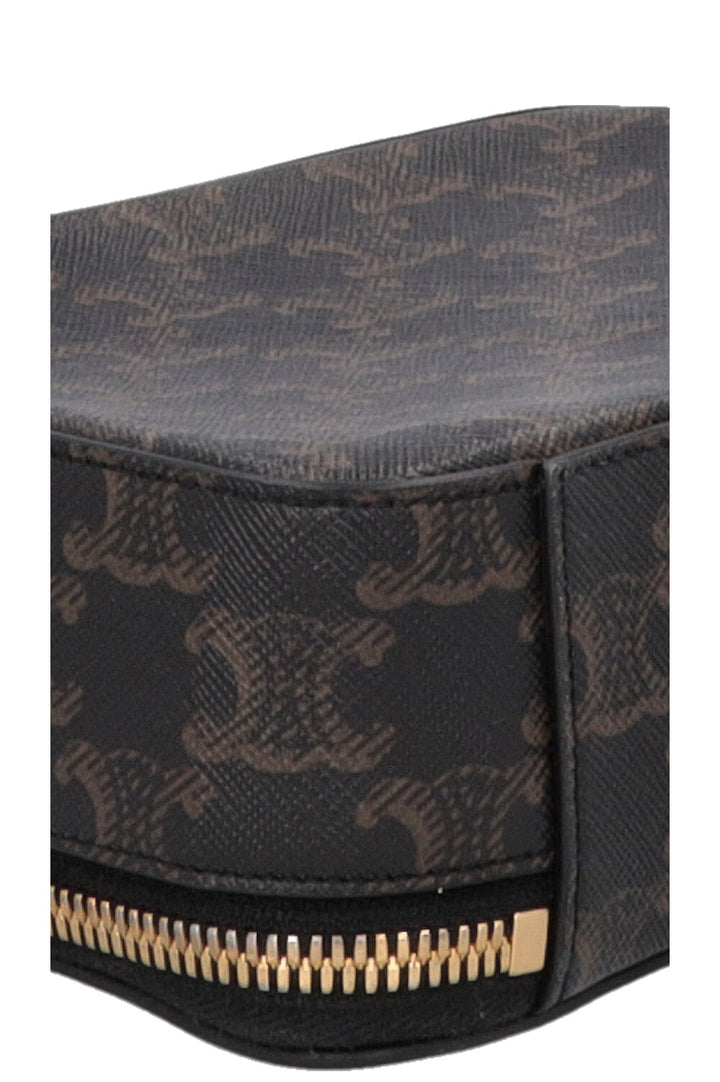 CELINE Triomphe Vanity Case Brown