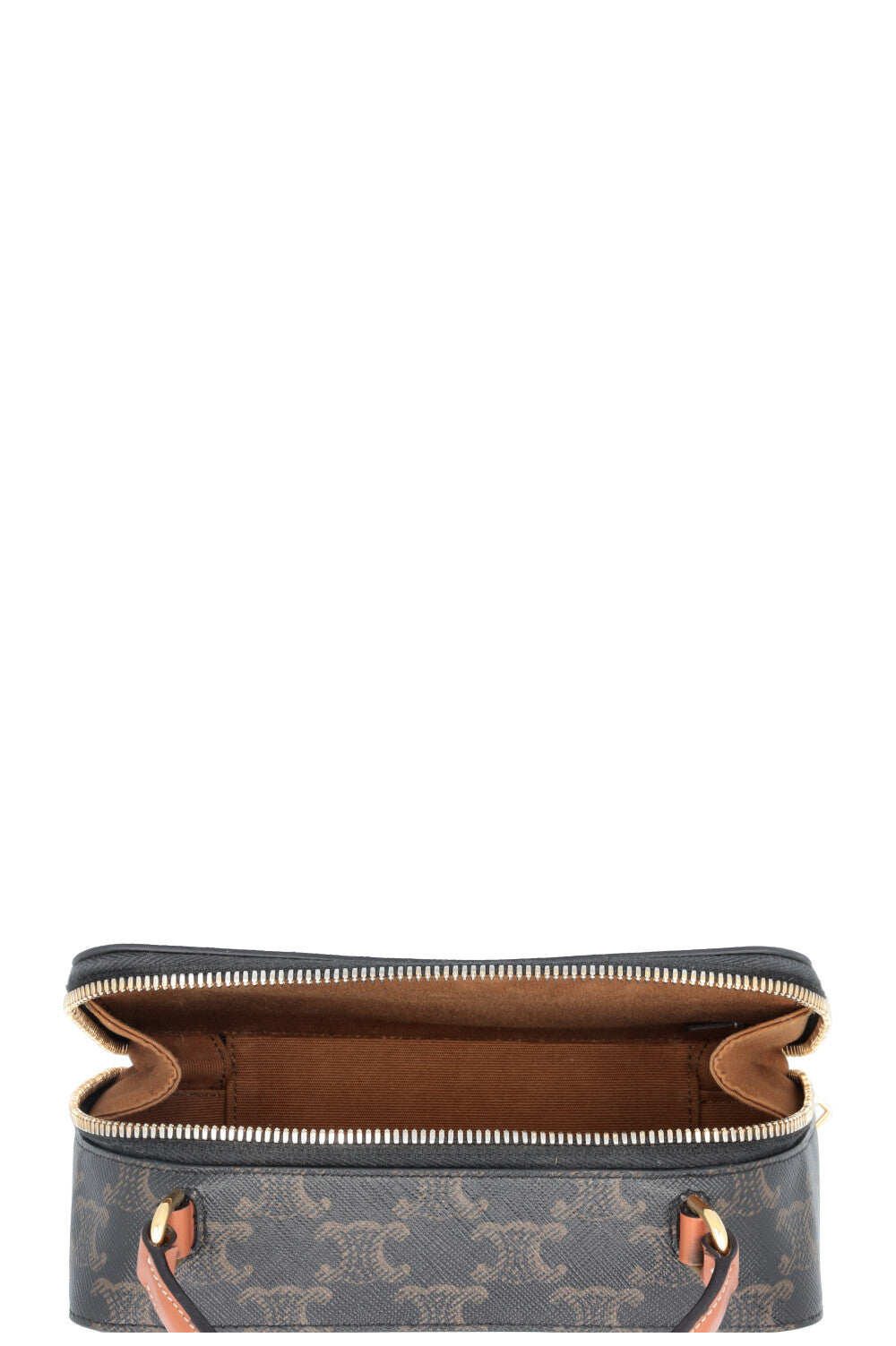 CELINE Triomphe Vanity Case Brown