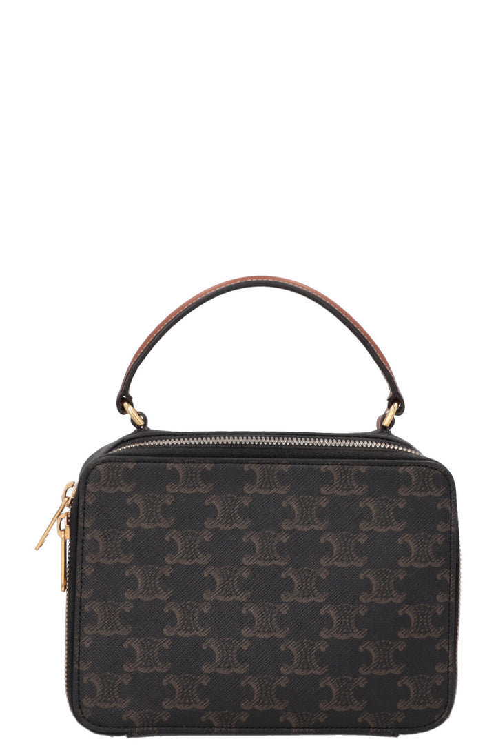 CELINE Triomphe Vanity Case Brown