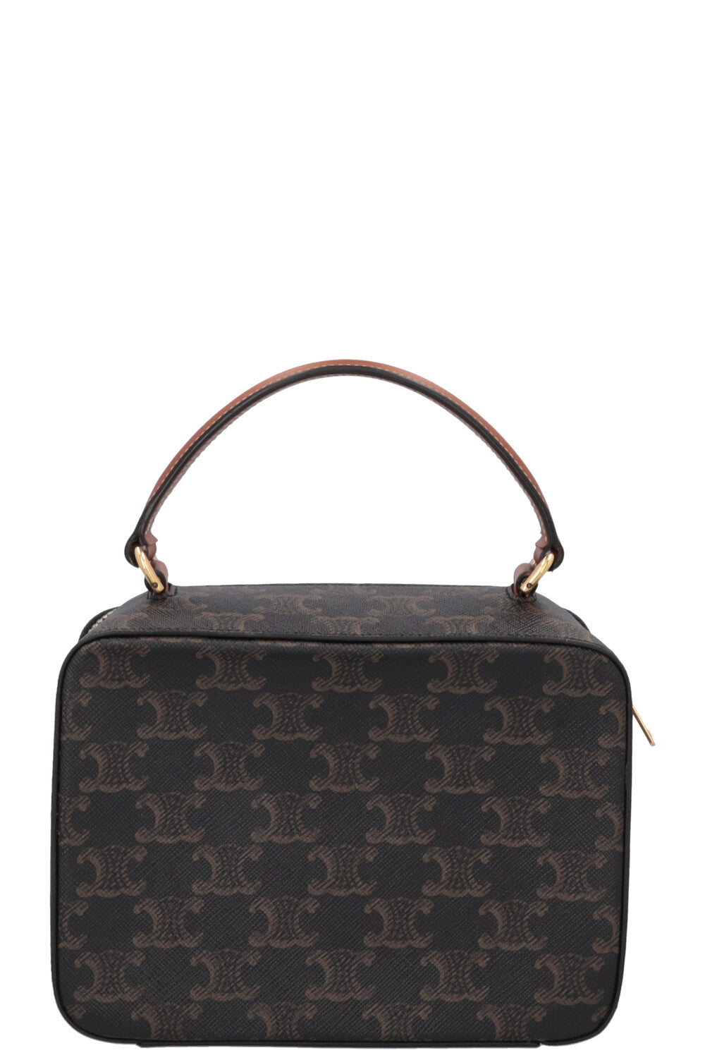 CELINE Triomphe Vanity Case Brown