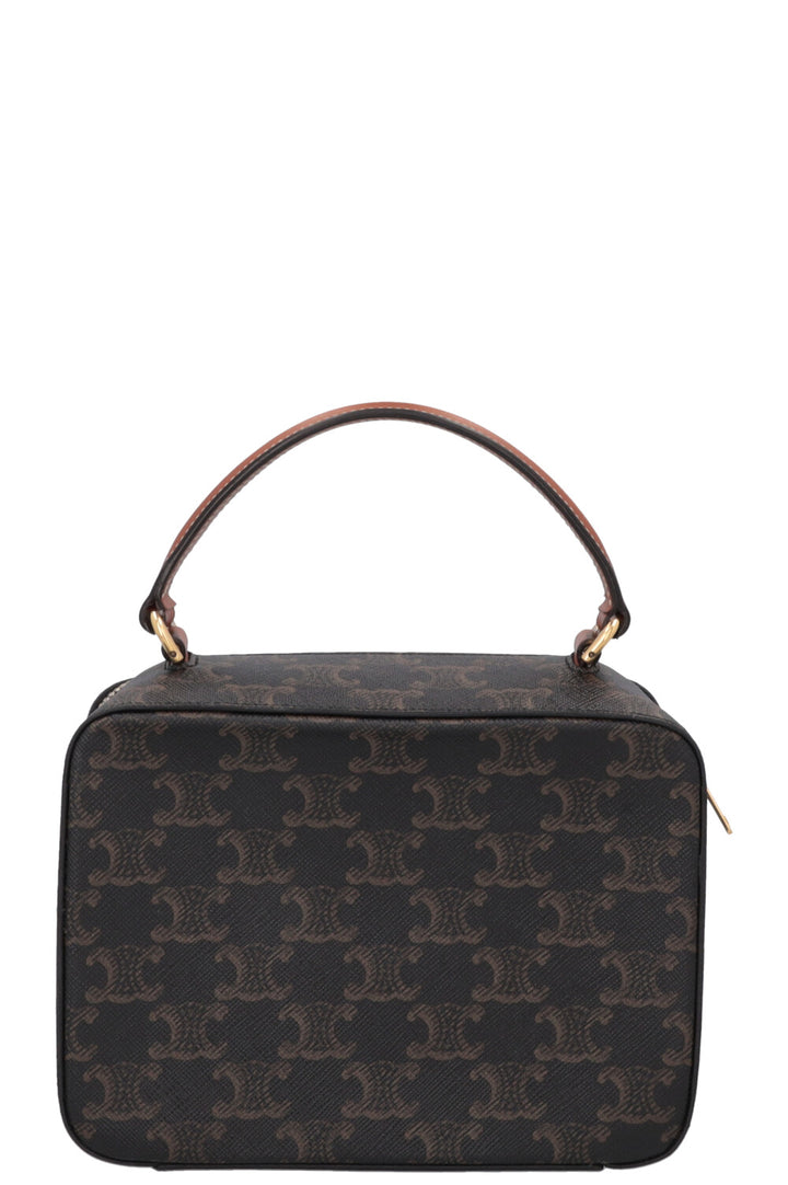 CELINE Triomphe Vanity Case Brown