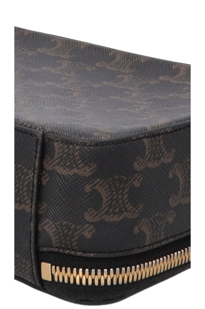 CELINE Triomphe Vanity Case Brown