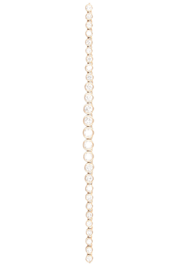 STONE AND STAND Let It Slide Diamond Necklace 18k Yellow Gold