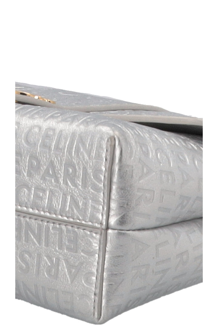 CELINE Victoire Crossbody Bag Silver