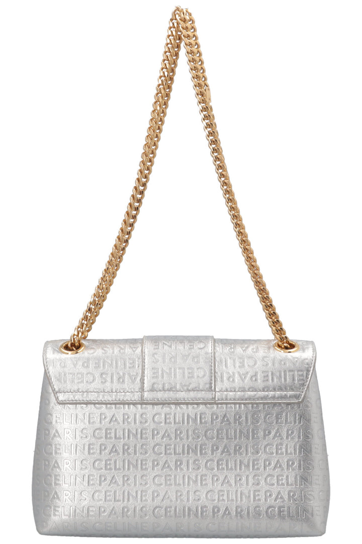 CELINE Victoire Crossbody Bag Silver
