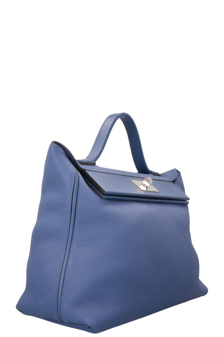 HERMÈS 24/24 35 Clemence Bleu Brighton