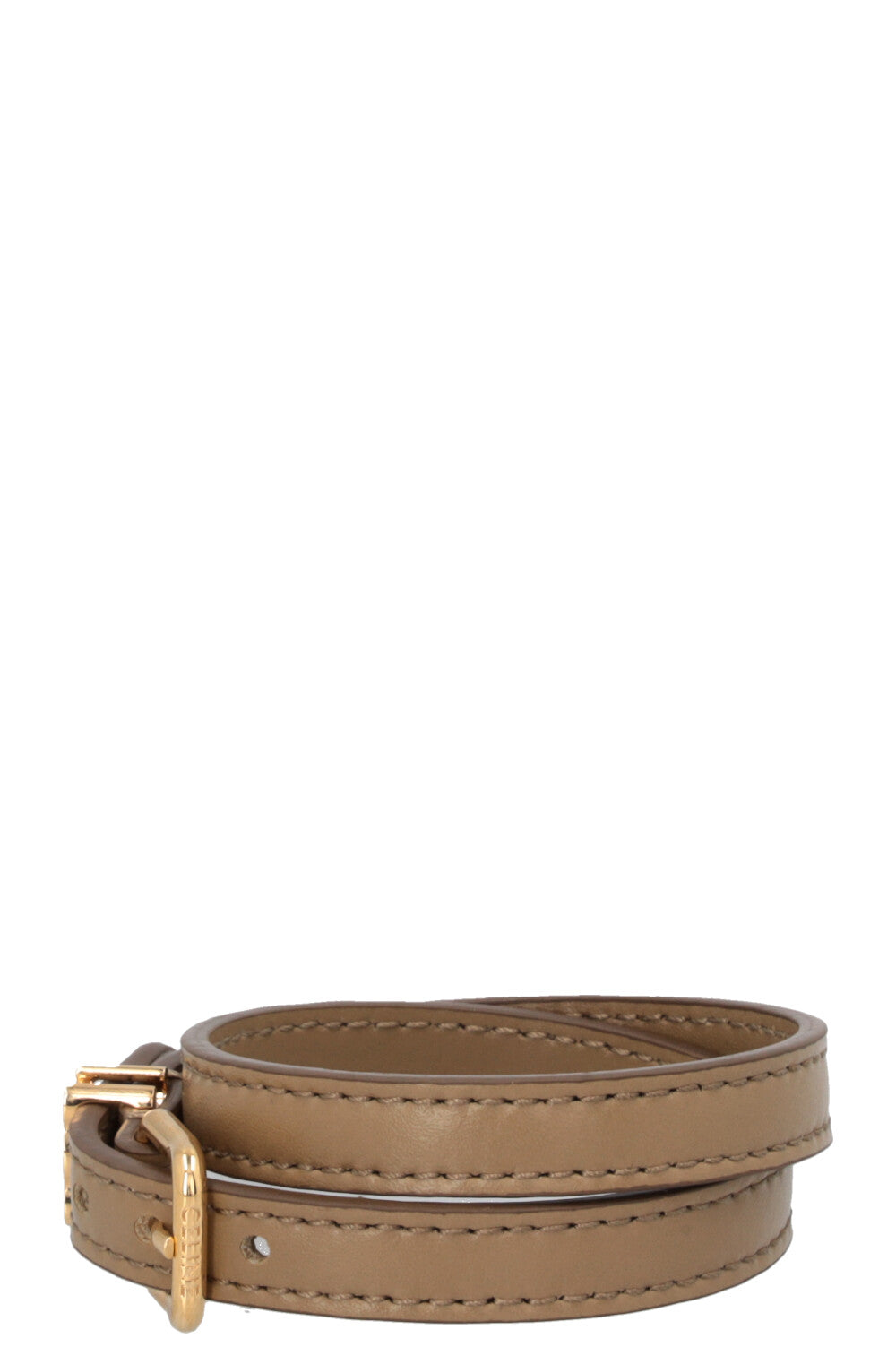 Bracelet double CELINE Triomphe vert olive