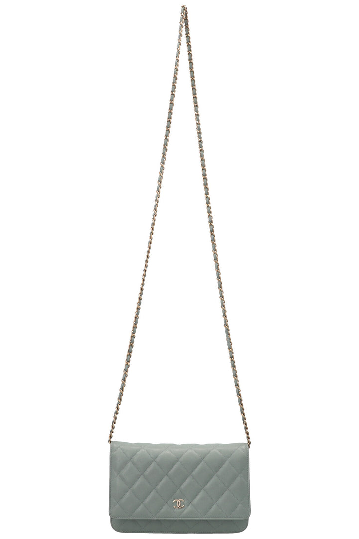 CHANEL WOC Caviar Sage