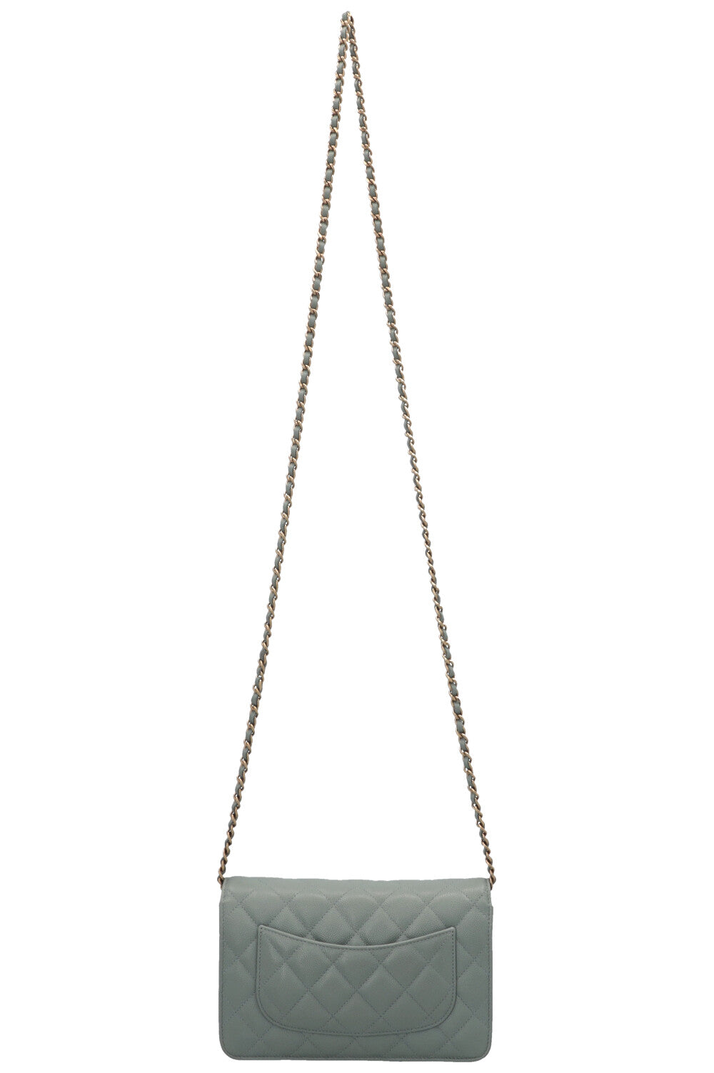 CHANEL WOC Caviar Sage