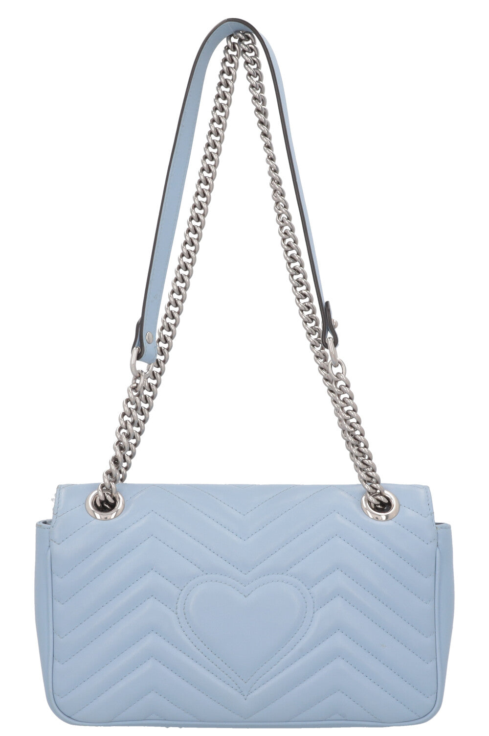 Petit sac GUCCI Marmont en cuir bleu