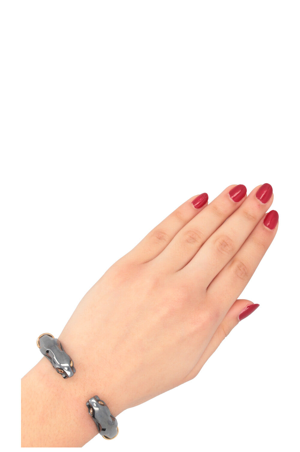 CARTIER Panthère Armcuff Gold Silverium