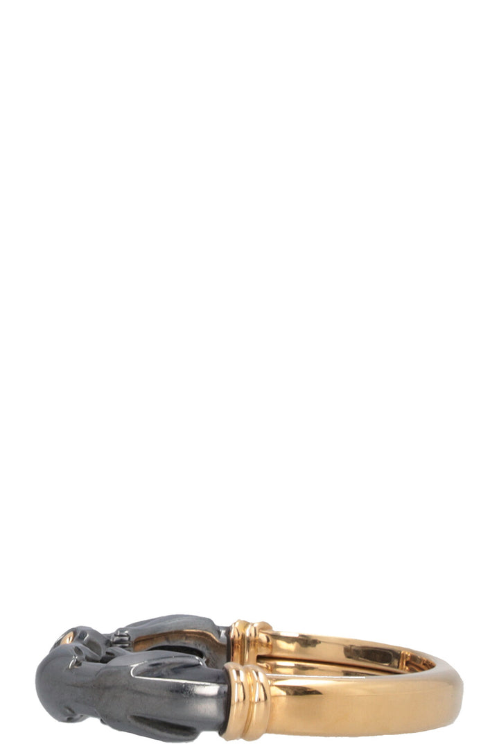 CARTIER Panthère Armcuff Gold Silverium