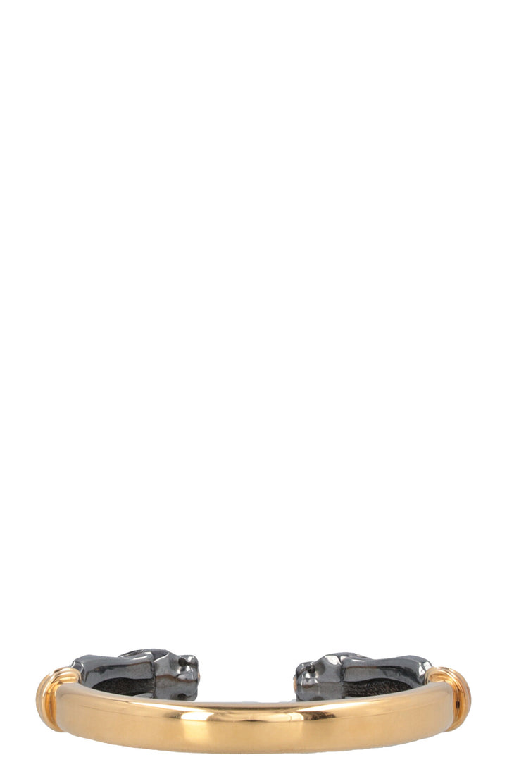 CARTIER Panthère Armcuff Gold Silverium