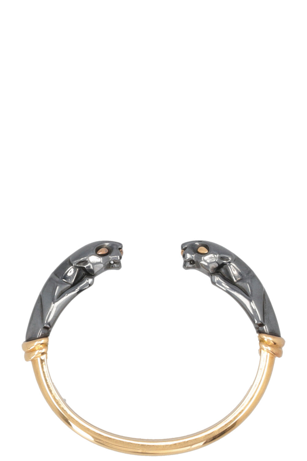 CARTIER Panthère Armcuff Gold Silverium