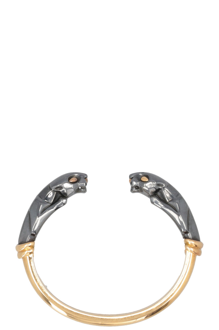 CARTIER Panthère Armcuff Gold Silverium