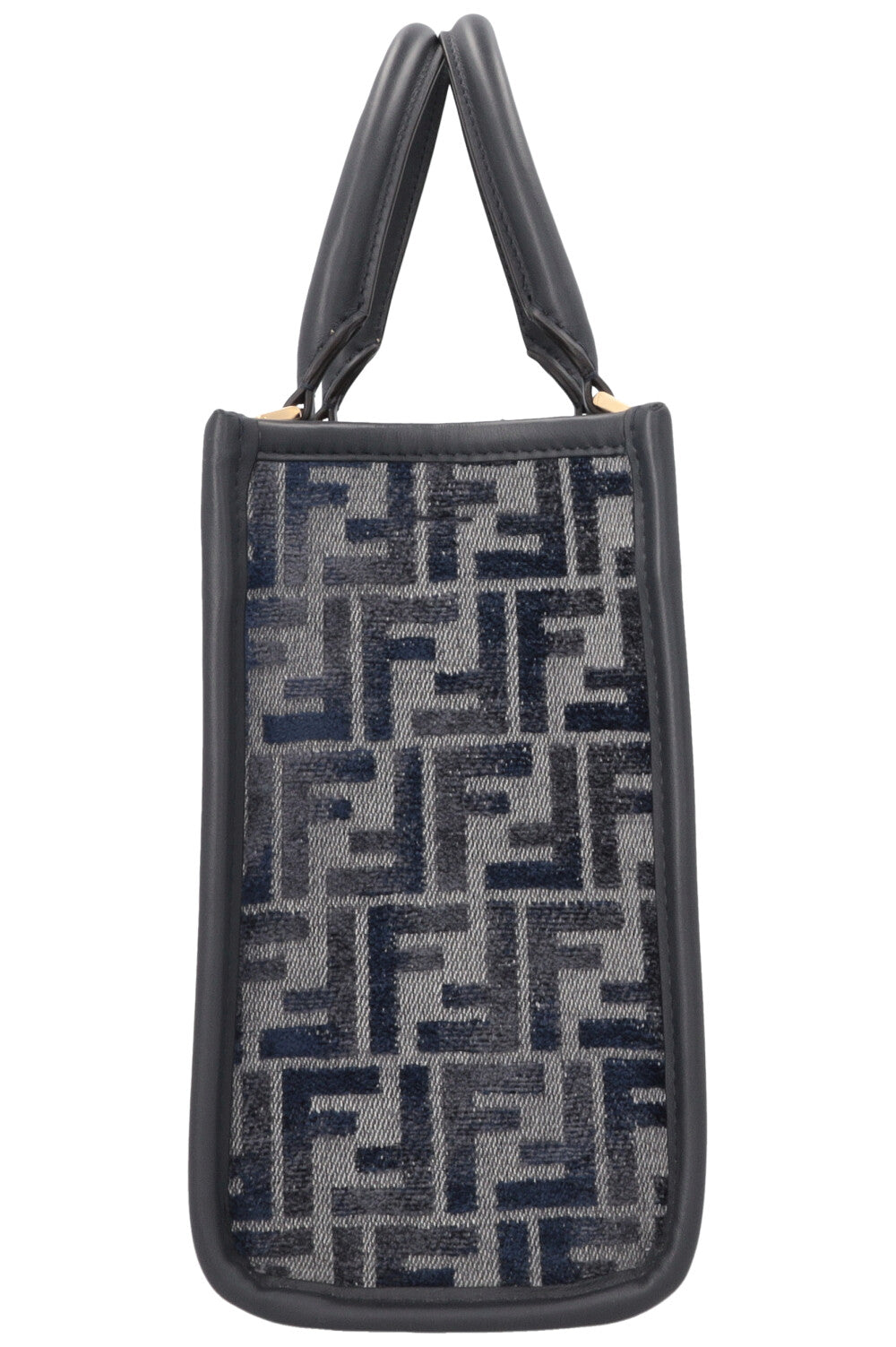 FENDI Small Sunshine Tote Bag Chenille Blue