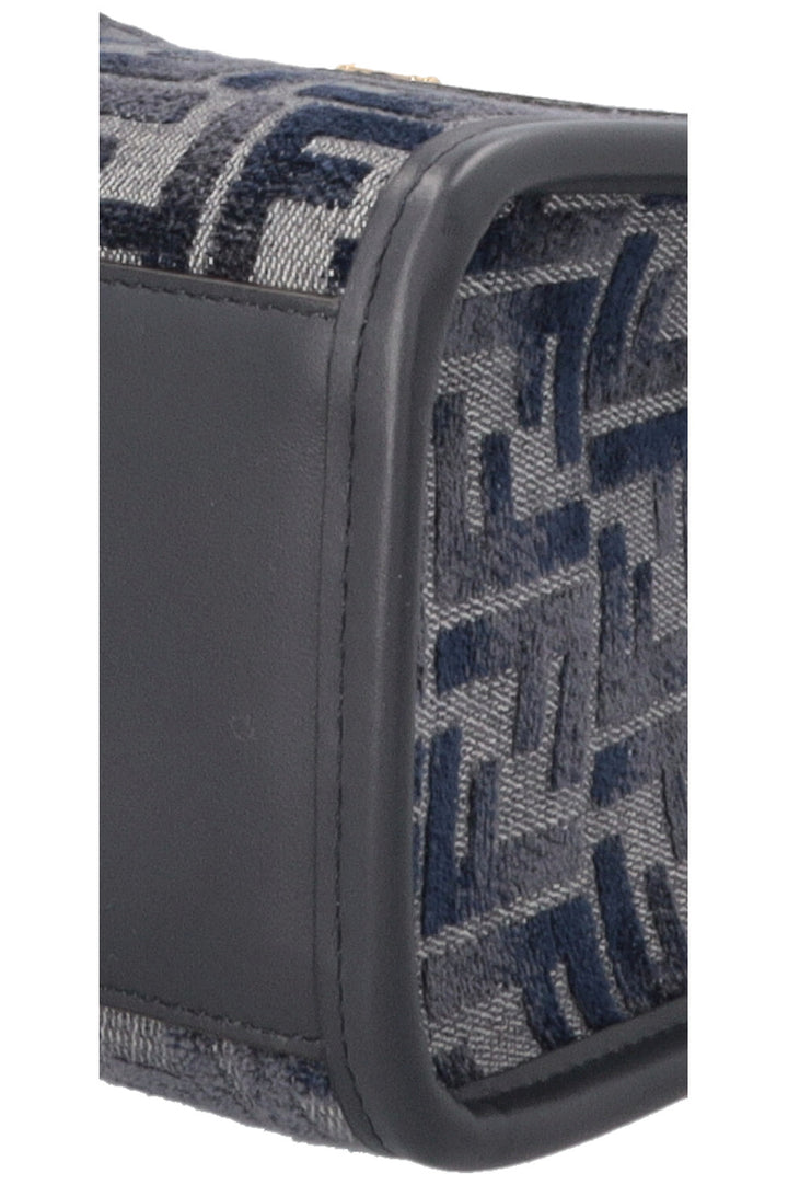 FENDI Small Sunshine Tote Bag Chenille Blue