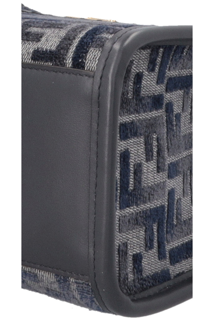 FENDI Small Sunshine Tote Bag Chenille Blue