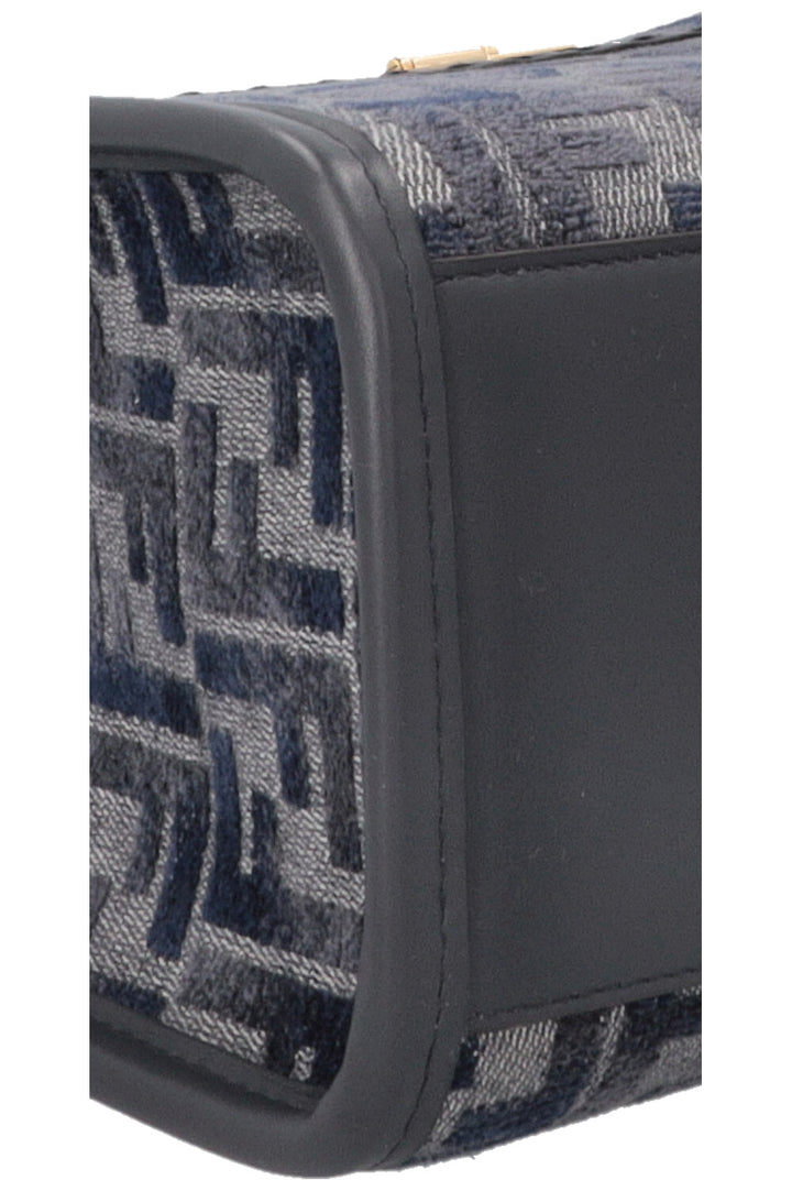 FENDI Small Sunshine Tote Bag Chenille Blue