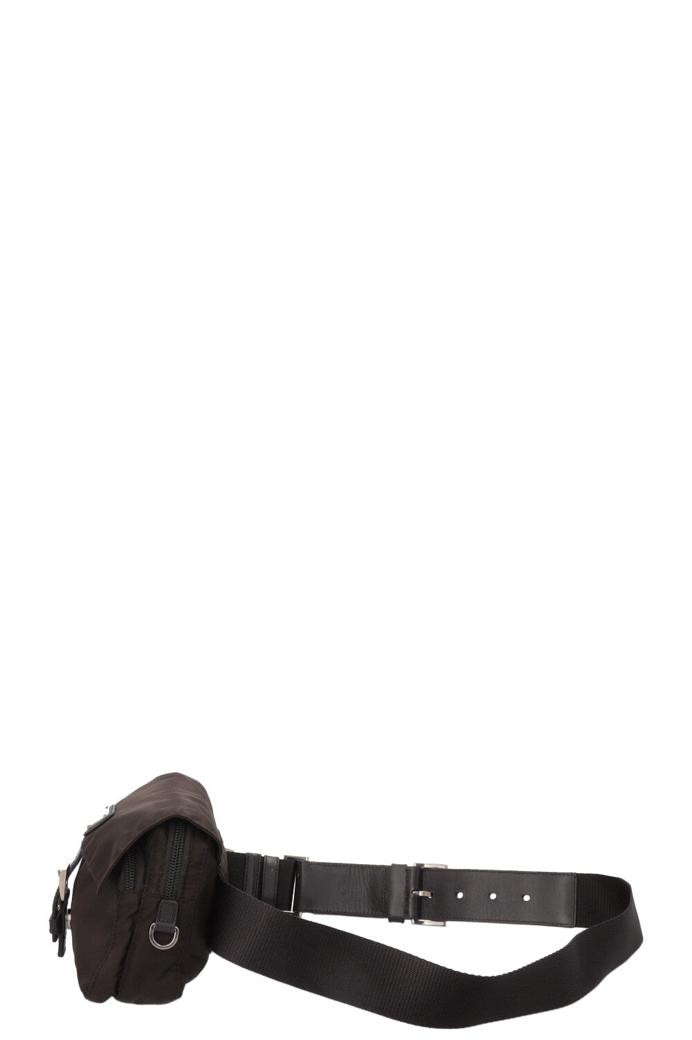 PRADA Nylon Belt Bag Brown