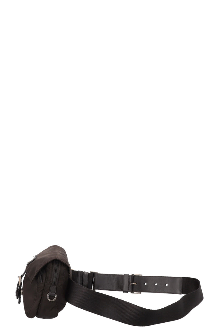 PRADA Nylon Belt Bag Brown