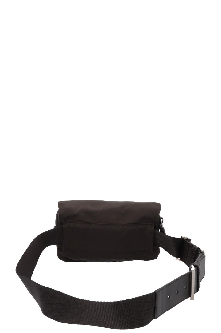 PRADA Nylon Belt Bag Brown