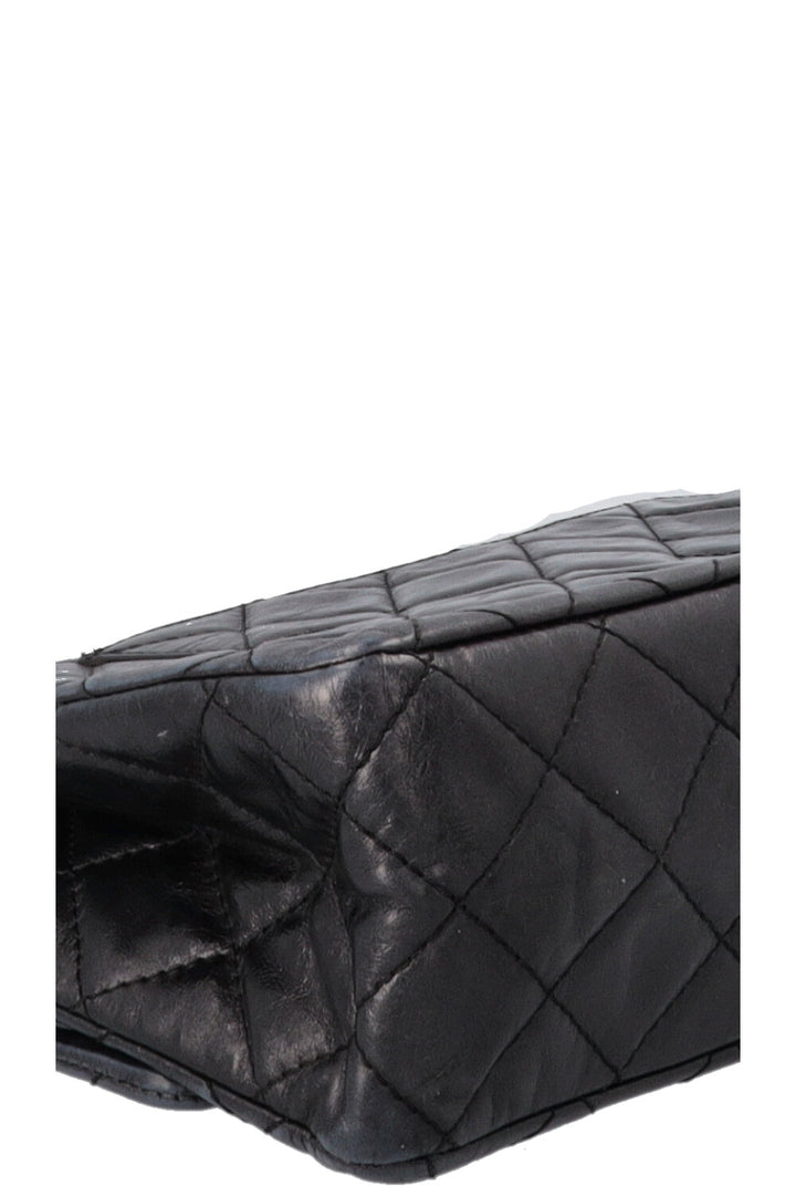 CHANEL 2.55 Maxi Flap Bag Aged Calfskin