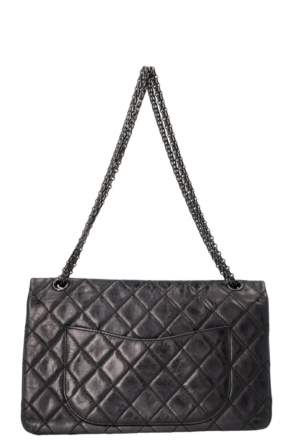 CHANEL 2.55 Maxi Flap Bag Aged Calfskin