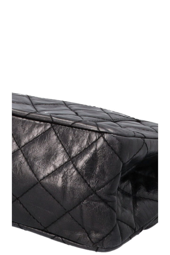CHANEL 2.55 Maxi Flap Bag Aged Calfskin
