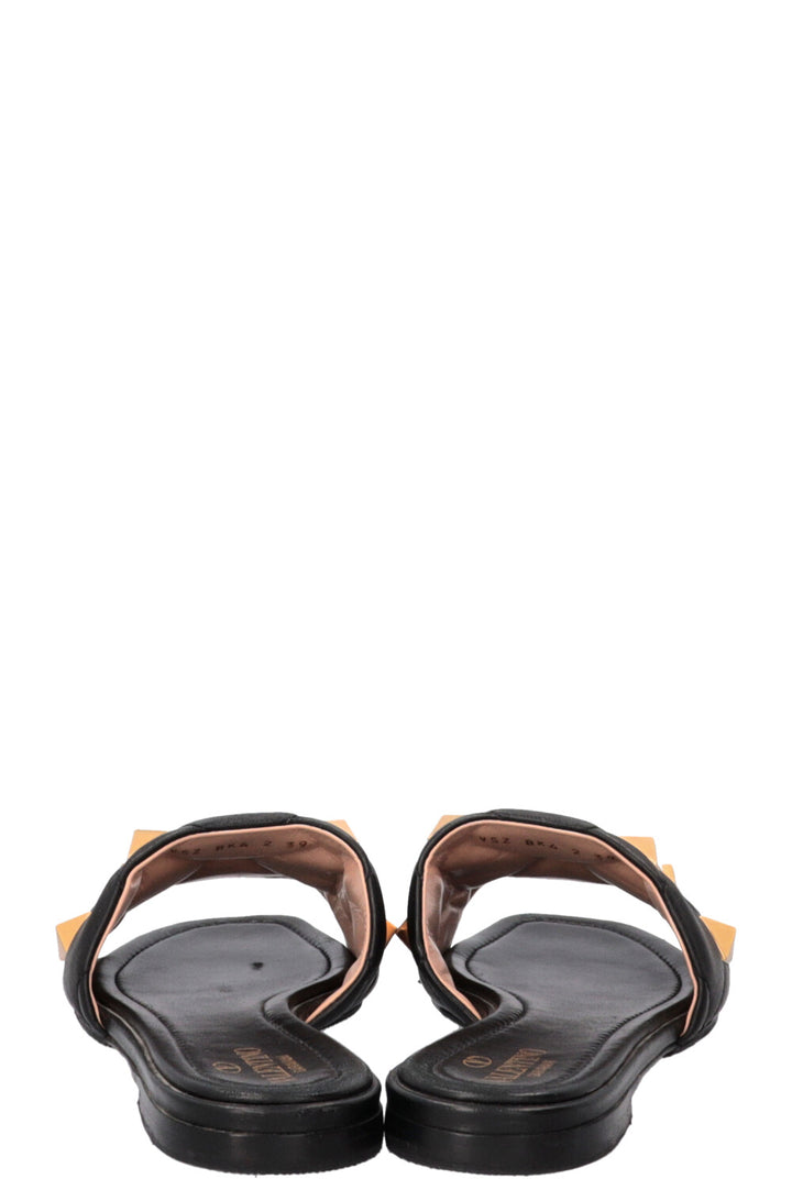 VALENTINO Roman Stud Ballerines Noires