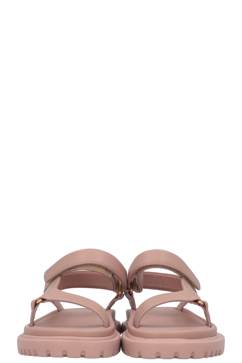 CHRISTIAN DIOR D-Wave Flats Leather Dusty Rose