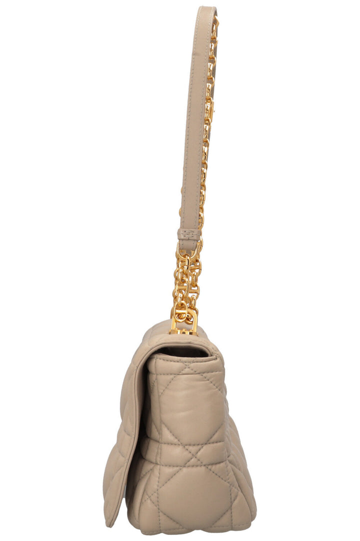 CHRISTIAN DIOR Sac Caro Medium Cuir Beige