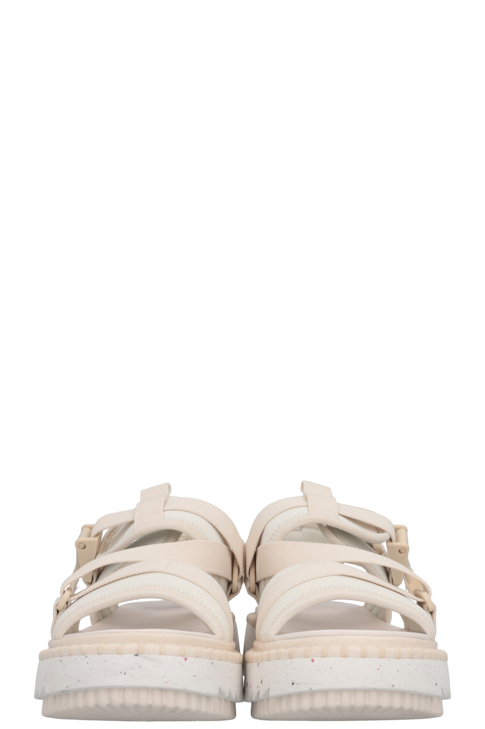 Sandales Velcro CHLOÉ Ivoire