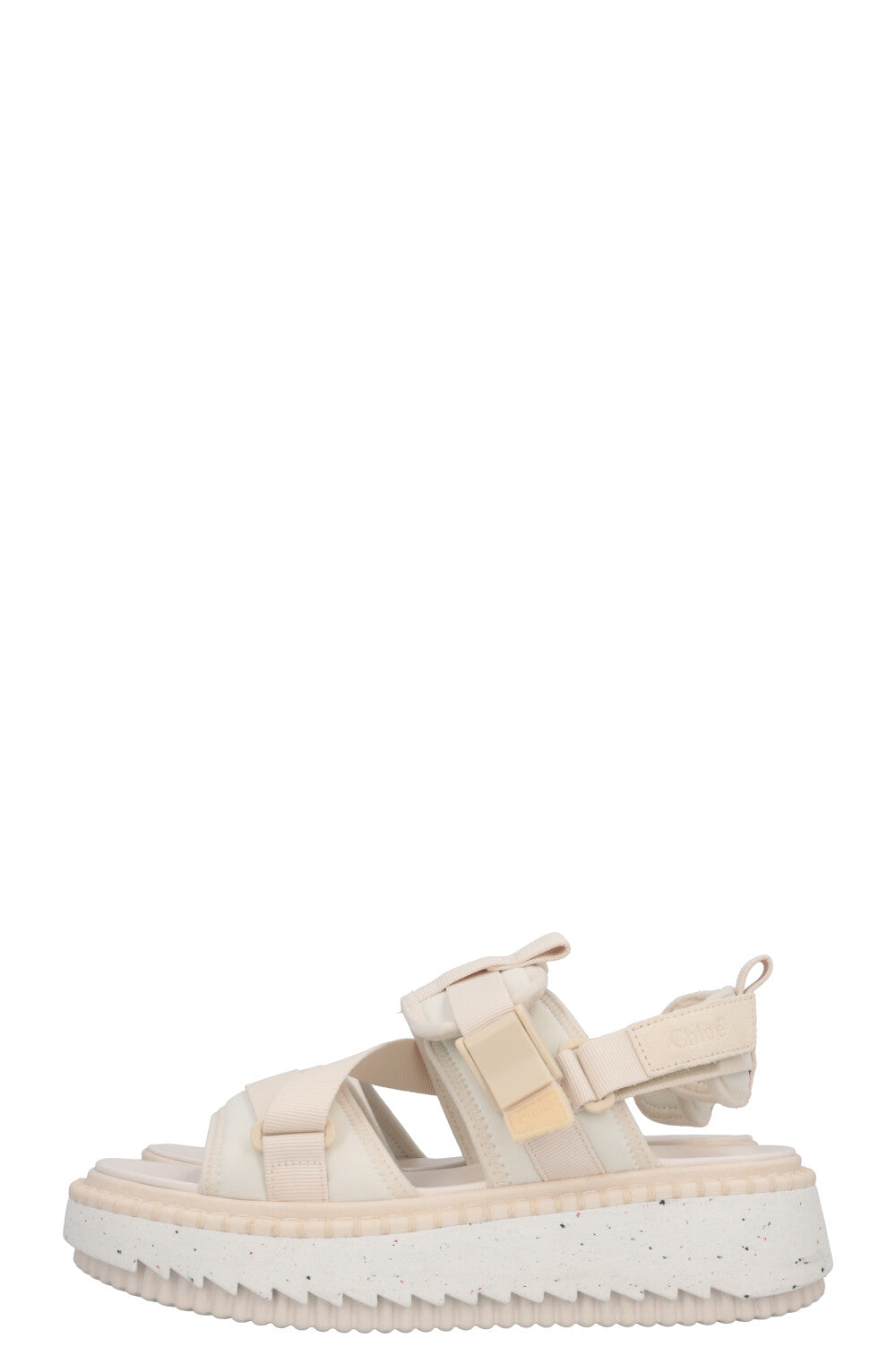 Sandales Velcro CHLOÉ Ivoire