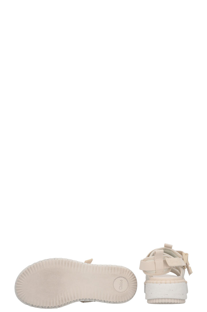 Sandales Velcro CHLOÉ Ivoire