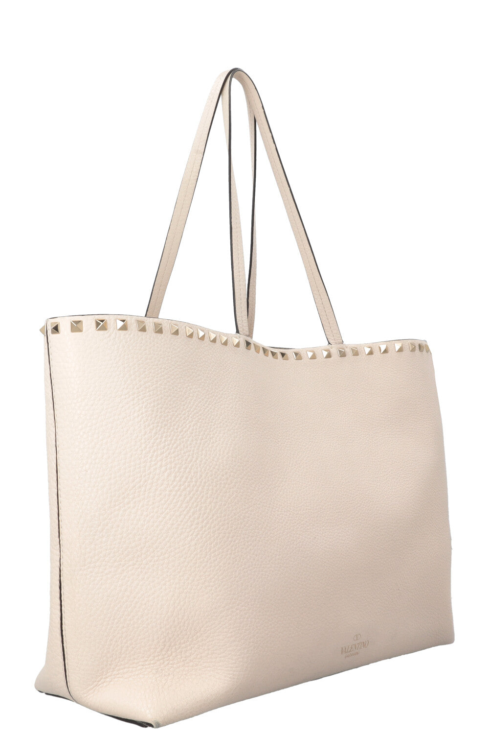 Sac cabas Rockstud ivoire VALENTINO