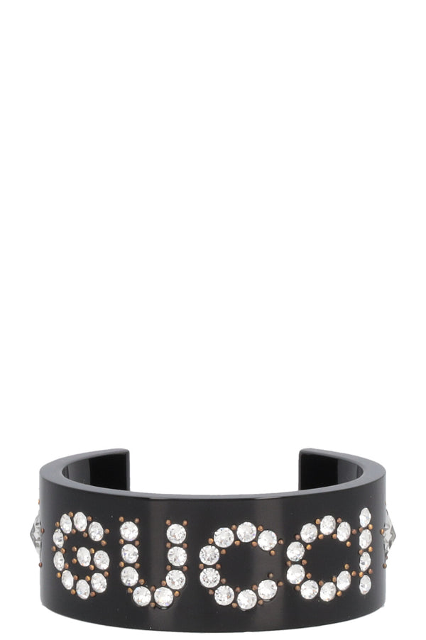 GUCCI Crystal Logo Resin Cuff