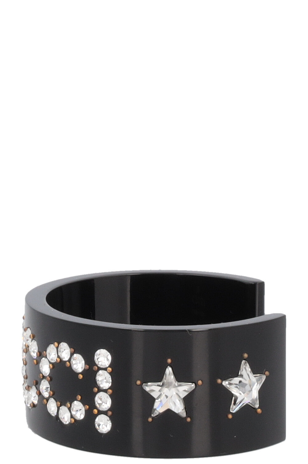 GUCCI Crystal Logo Resin Cuff