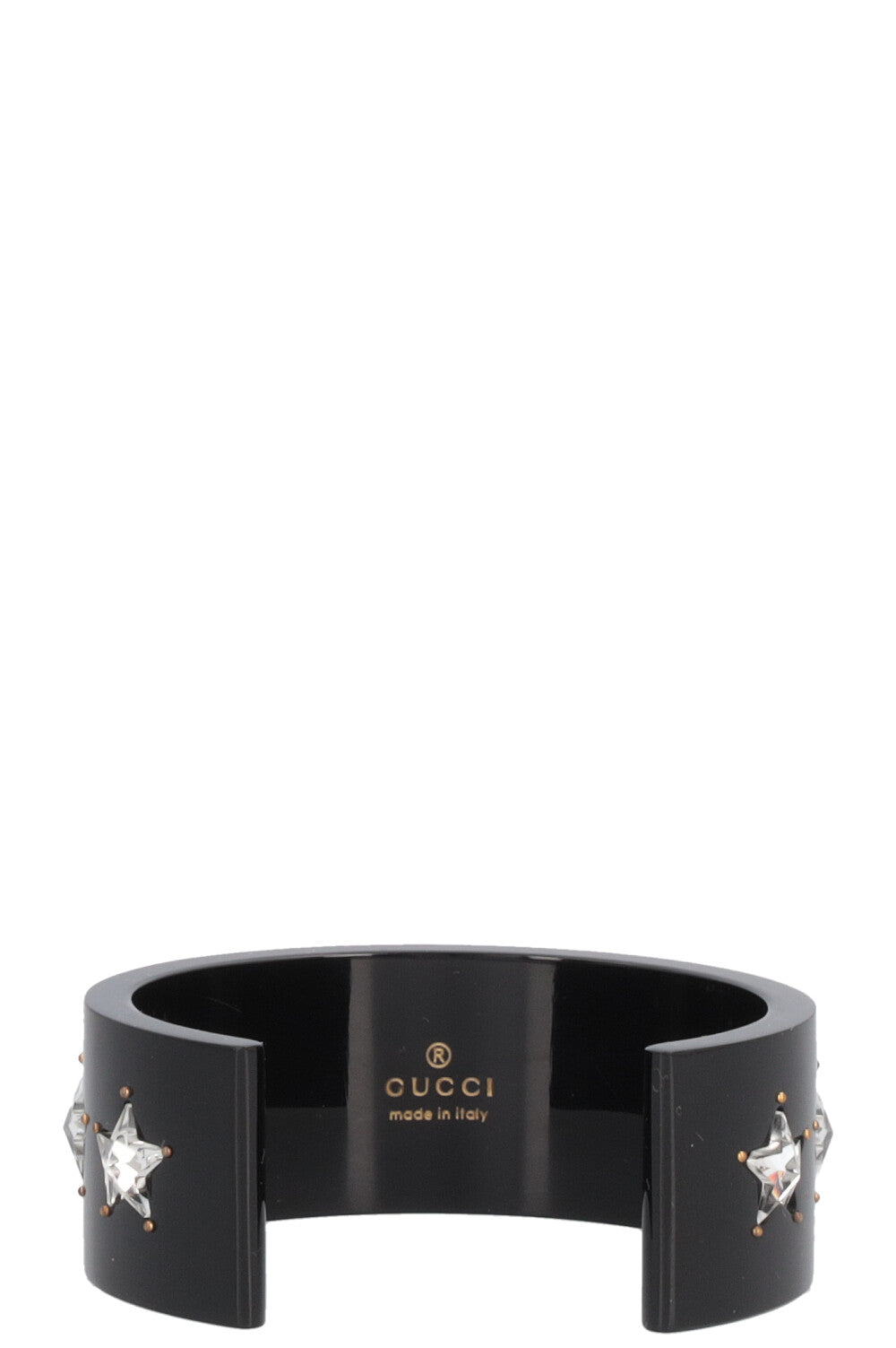 GUCCI Crystal Logo Resin Cuff
