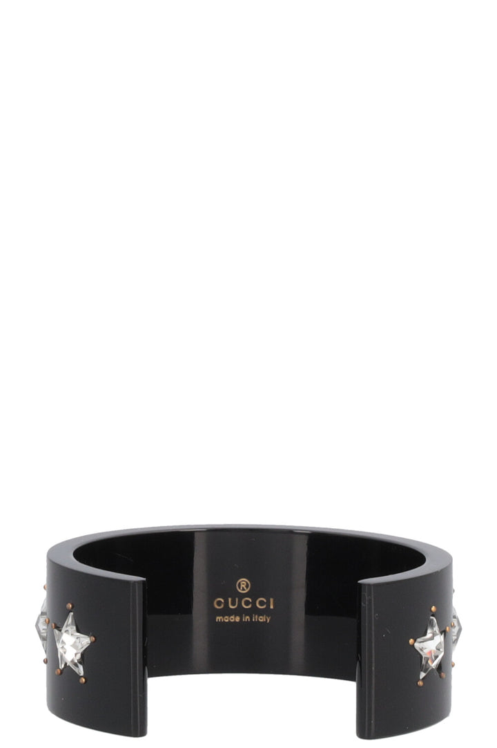 GUCCI Crystal Logo Resin Cuff