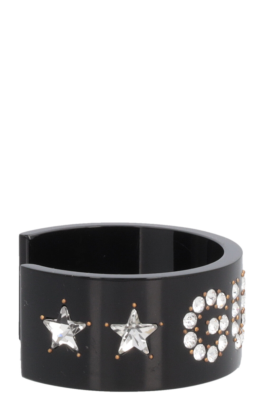 GUCCI Crystal Logo Resin Cuff